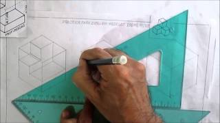 DIBUJO TECNICO  ISOMETRICOS  PRACTICA PARA DIBUJAR MODELOS [upl. by Moia]