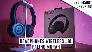 Review JBL T450BT Headphones Wireless Paling Murah [upl. by Erehs]