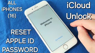 iCloud Unlock with Reset Apple ID and Password Any iPhone 45678X111213141516 [upl. by Langsdon]