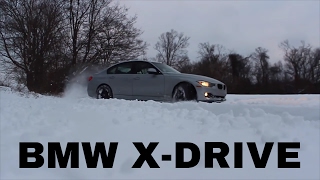 POV HOW GOOD IS BMWS XDRIVE IN THE SNOW [upl. by Drucy]