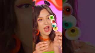 Jelly eyeballs with chocolate eating challenge funny mukbang ratata [upl. by Dermott689]