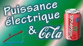 Quelle est la différence entre puissance ⚡ active réactive et apparente ⚠️ Comparatif avec du cola😄 [upl. by Esilana281]