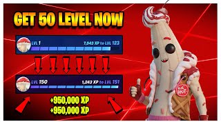 New INSANE XP GLITCH SEASON 4 CHAPTER 4 in Fortnite MAP CODE 10000000 XP PER MINUTE [upl. by Ecnav19]