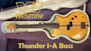 My Gear 1982 Westone Thunder IA Bass Guitar [upl. by Oran]