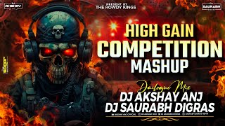 High Gain Competition Mashup  Manikadi Horn Mix  Dj Saurabh Digras amp Dj AKshay ANJ [upl. by Airdnekal]