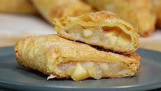 Apple Turnovers Using ReadyMade Puff Pastry [upl. by Wolfy398]