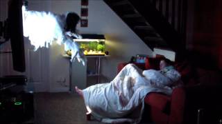 Man terrifies sleeping girlfriend with The Ring style prank [upl. by Emlen388]