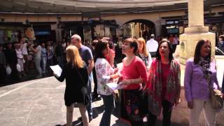 Flashmob Nabucco  Plaza Redonda Valencia [upl. by Melburn]