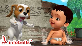 Cheriya Chitti Kulichu  Kids Bath time Fun  Malayalam Cartoons  Infobells [upl. by Georgina]