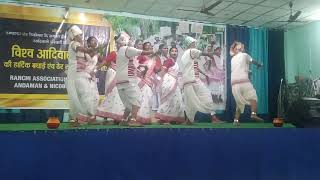 jharkhand ranchi dance aadivasi parab [upl. by Enirtak]