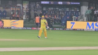 Thala Dhoni Dharisanam  Stadium Full Roar  CSK Vs KKR Today Match  IPL 2024  Naturedotcom [upl. by Yadsnil]