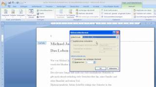 Word 2007  Seitenzahlen einfügen und entfernen [upl. by Eimiaj]