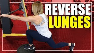 Exercise Index  Reverse Lunges [upl. by Nyrak]