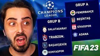 TÜM SÜPERLİG TAKIMLARI ŞAMPİYONLAR LİGİNE KATILSAYDI NE OLURDU  FIFA 23 KARİYER MODU [upl. by Navac]