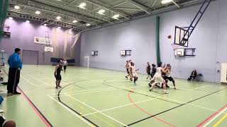 University of Chichester men’s basketball vs Kings College England UK 2024 [upl. by Arlena]