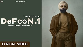 DEFCON 1  Tarsem Jassar  Wazir Patar  DEFCON1  Punjabi Songs 2022  Lyrical Video [upl. by Nwahsat]