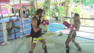 UFC Fighter Kyle Kingsbury trains in THAILAND [upl. by Wimsatt]