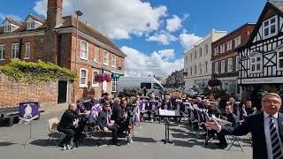 Wantage Band  Market Place Brass 2023 Full Concert [upl. by Azenav404]