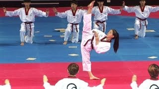 Corée du Sud performance de taekwondo dans un nouveau stade [upl. by Eluj119]