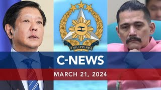 UNTV CNEWS  March 21 2024 [upl. by Airamas]