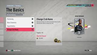 How to change your club name in Fifa 20 Ultimate Team [upl. by Lapo]