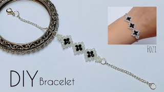 Craft your own stylish bracelet with this Beginnerfriendly beading tutorial DIY [upl. by Mindi785]