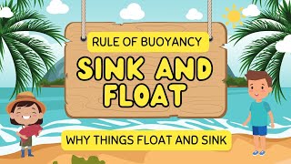 quotDiscovering the Rule of Buoyancy A Fun Experiment for Kidsquot  Why objects float and sink [upl. by Ellary]