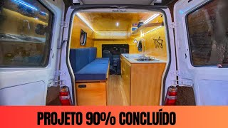 FIORINO MOTORHOME  PROJETO NA FIORINO FICOU MELHOR QUE EU ESPERAVA [upl. by Dranyam]