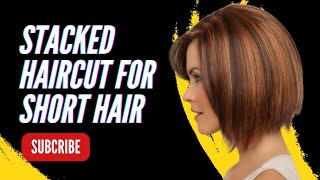 40 Most Enviable Stacked Bob Haircuts to Upgrade Your Look Feathered Stacked Bob haircut 2023 [upl. by Derraj]