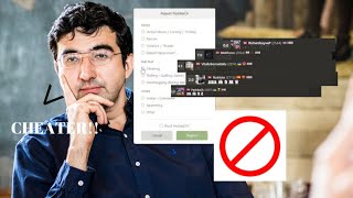 10 minutes of Kramnik reporting and blocking masters in Titled Tuesday [upl. by Ahsot]