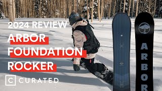 2024 Arbor Foundation Rocker Snowboard Review  Curated [upl. by Buchbinder584]