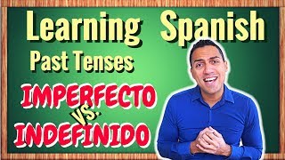 Learn SPANISH intermediate  difference between IMPERFECTO imperfect and INDEFINIDO simple past [upl. by Constantino]