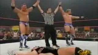 WWE Raw 2004  Tajiri amp Rhino vs Rob Conway amp Sylvain Grenier The Resistance [upl. by Llerud]