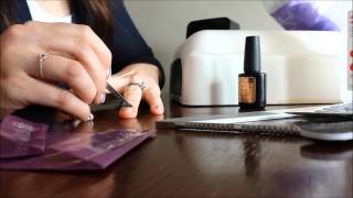 Nail Art Made Easy on Shellac Gel or Acrylic Nails [upl. by Mohammed]