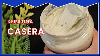 KERATINA CASERA PARA EL CABELLO SECO Y MALTRATADO [upl. by Corrina732]