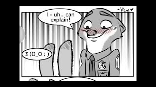 Zootopia Comic  quotOccupational Hazardquot Page 14 [upl. by Einahpehs]