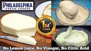 How to make PHILADELPHIA Cream Cheese at Home in Just 5 Minutes [upl. by Marella2]