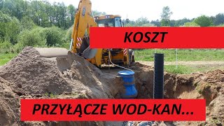 Podłączenie wody i kanalizacji Ile to kosztuje [upl. by Assened]