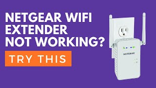 Netgear WiFi extender is not working  Try This [upl. by Nnyllaf]