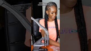 How to make cover buttons youtubechamps sewingtutorial [upl. by Sadnak501]