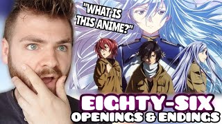 THIS ANIME BROKE ME  86 EIGHTYSIX Openings amp Endings 12  New Anime Fan  REACTION [upl. by Frum]