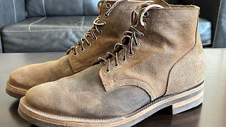 A little less refinement does wonders Viberg service boot in rawhide waxy commander [upl. by Arammat]