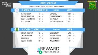 Blackley CC Yorks 1st XI v Clayton CC Yorkshire 1st XI [upl. by Eniamrej]