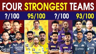 TOP Four Strongest IPL Teams   IPL2024 [upl. by Connell]