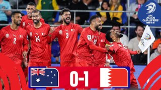 AsianQualifiers  Road To 26  Group C  Australia 01 Bahrain [upl. by Cherilynn]