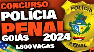 CONCURSO DA POLICIA PENAL DE GOIÁS 2024  SAIU O EDITAL  EDITAL EM BREVE [upl. by Aryan]