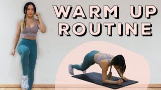 5 Min Warm Up Routine  Effective Warm Up Before ANY Workout 💪 [upl. by Dnomyar]