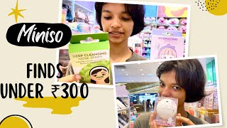 MINISO Finds under ₹300  MINISO vlog Esther’s world [upl. by Elmaleh530]