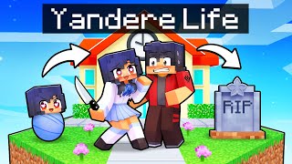 Having a YANDERE LIFE in Minecraft [upl. by Adnamahs]