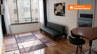 Arriendo departamento amoblado Manuel Rodriguez  Metro Santa Ana 10 5269 [upl. by Assinna783]